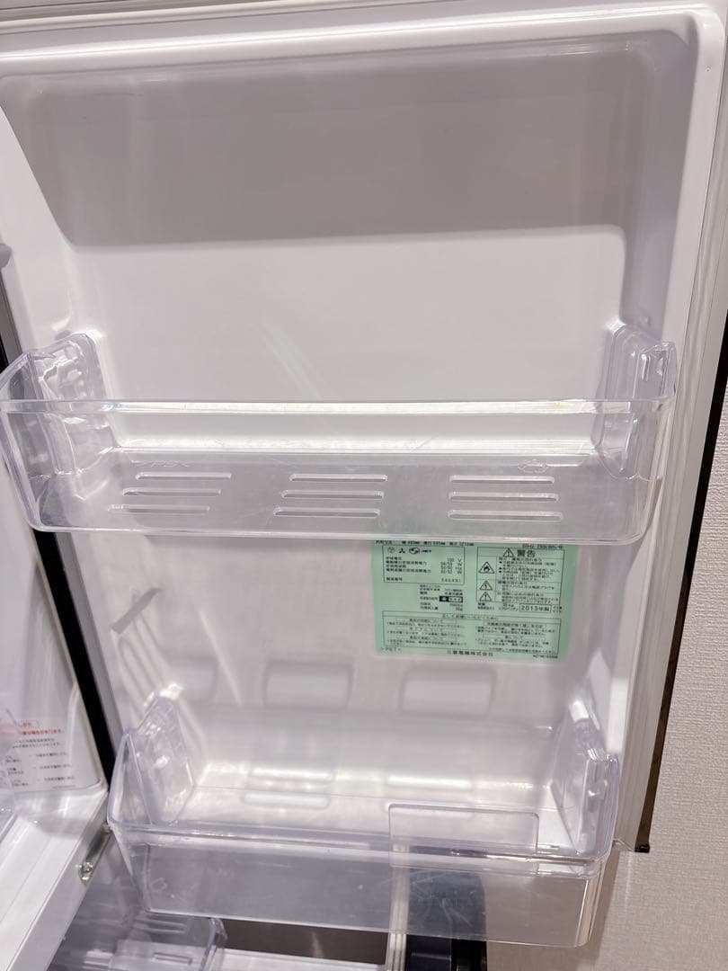 【美品】三菱 MR-P15W-B ブラック 冷蔵庫 146L