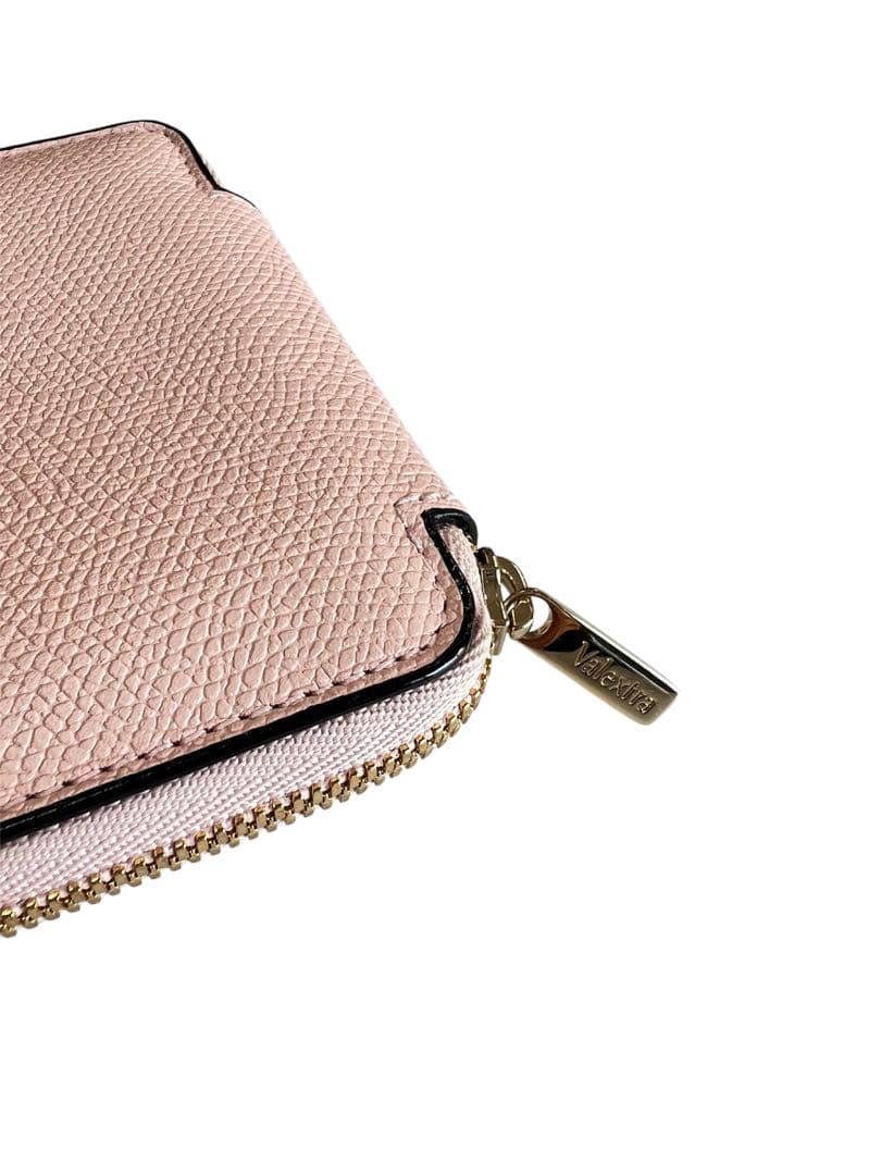 【極美品】Valextra ヴァレクストラ ラウンドジップ ミニウォレット