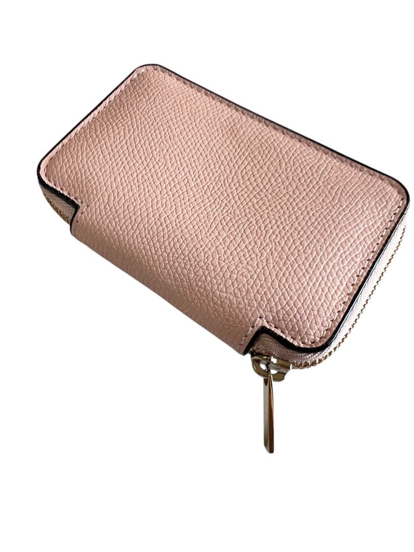 【極美品】Valextra ヴァレクストラ ラウンドジップ ミニウォレット