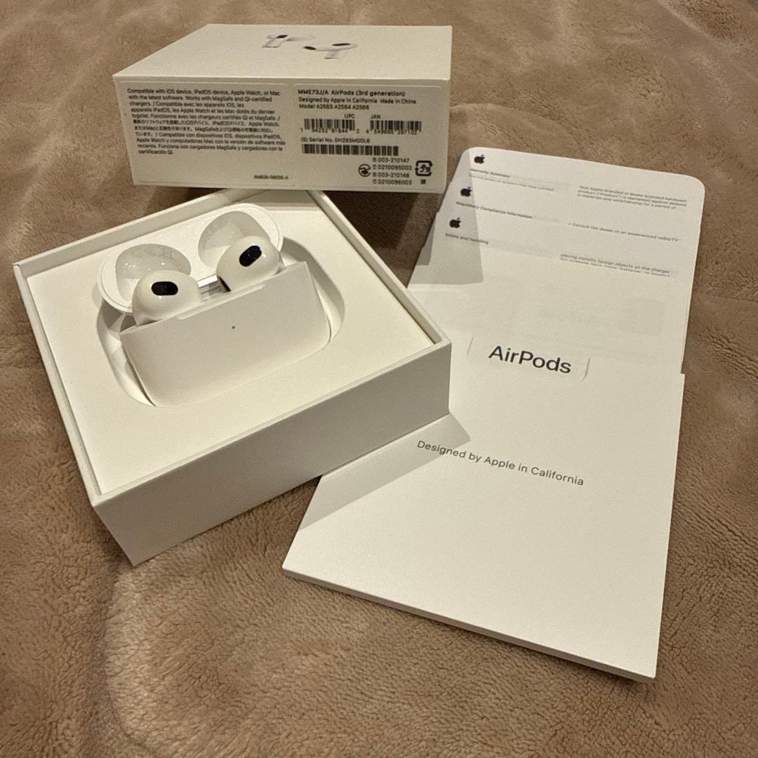 AirPods (第3世代) 本体 MagSafe充電ケース付きAirPods（第3世代）[整備済製品] - Apple（日本）