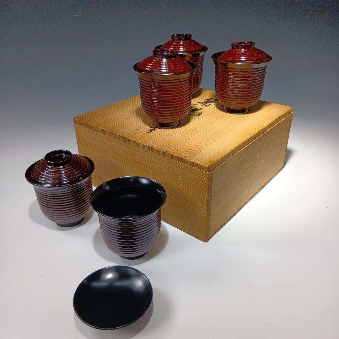 茶道具 輪島塗 箸洗五客 共箱