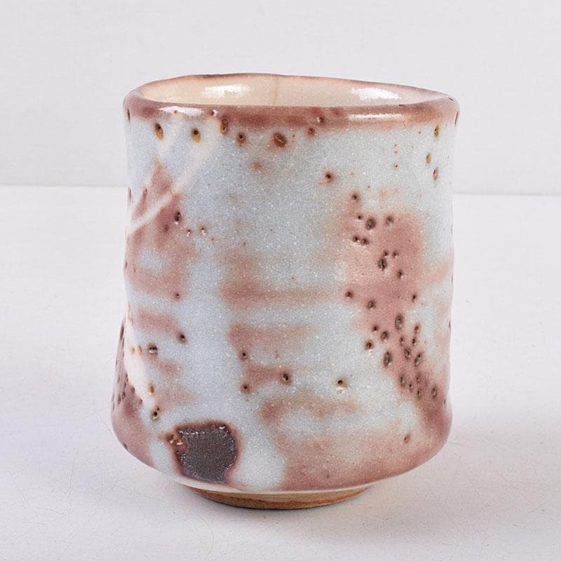 志野焼 美濃焼 奥磯太覚作 志野湯呑 共箱 C R8909 - メルカリ