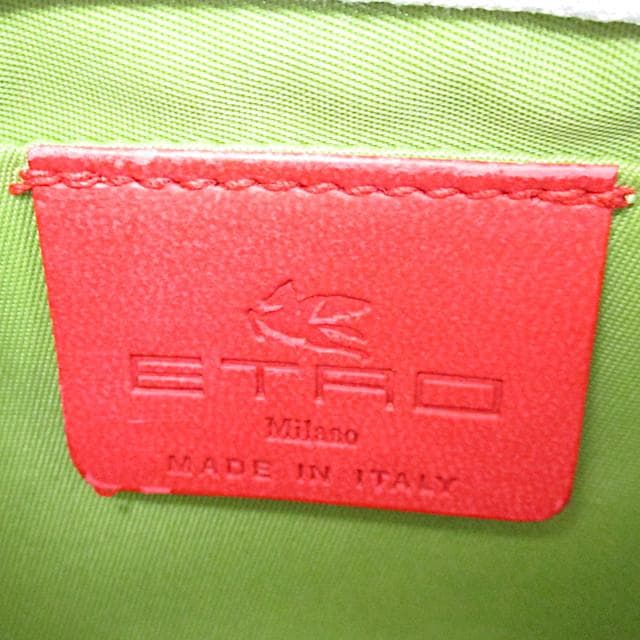 チ*コ様 エトロ ETRO ハンドバッグ ジャガード ピンクパープル 美品