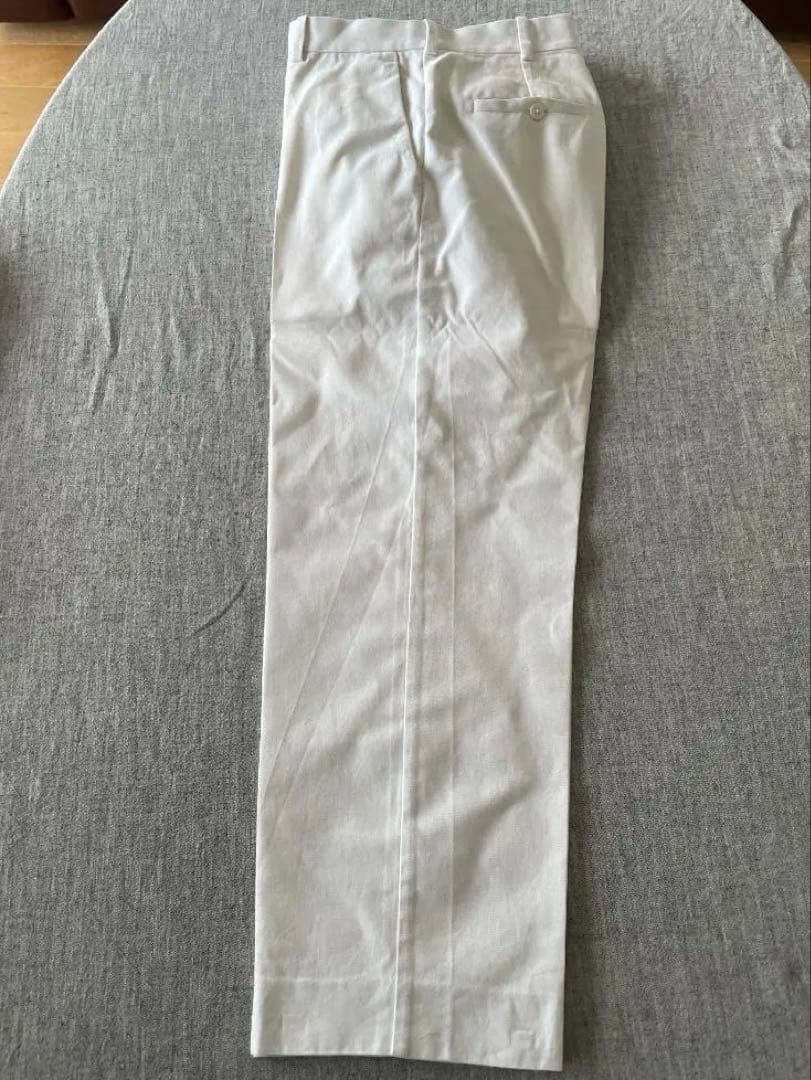 YAECA Chino Cloth Trousers Creased ホワイト YAECA (ヤエカ) CHINO CLOTH PANTS CREASED / チノクロスパンツクリース