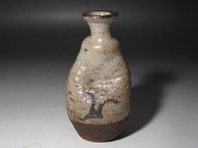 ☆ 古唐津徳利 初代黒田陶々庵極めがございます☆y558