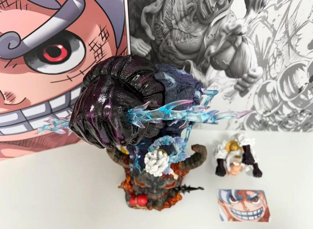 ワンピースOMO ギア5 ルフィニカ ガレージキットガレキ スタチュー