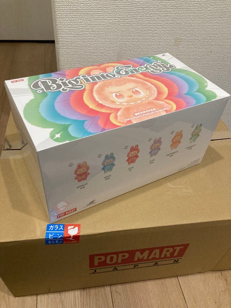 LABUBU POPMART Big into Energyぬいぐるみ1アソート