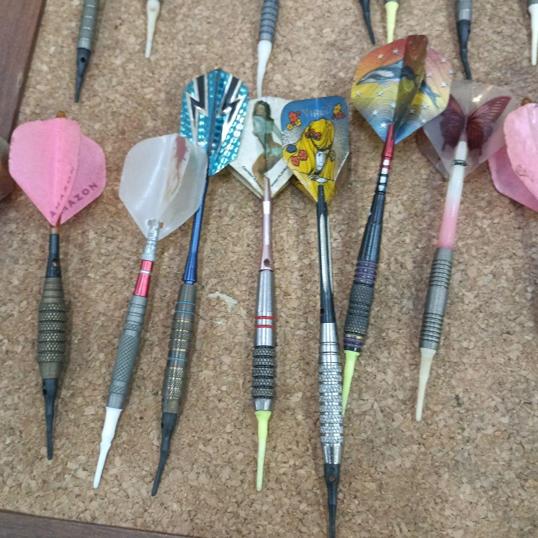 黄*読様 ３５９６）ダーツの矢 約８０本　大量まとめ／フライト シャフト バレル