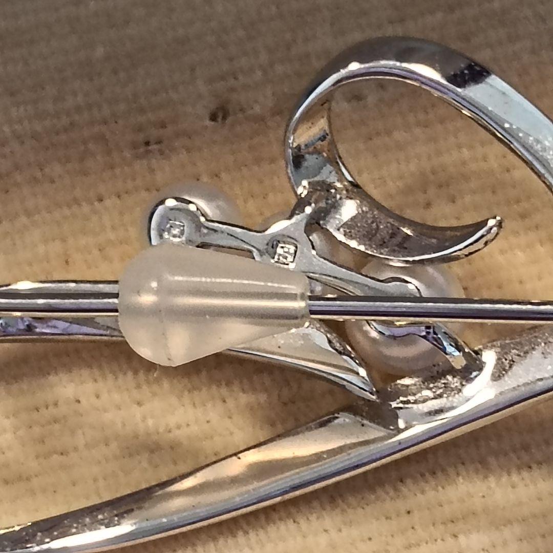 ミキモト ブローチ 3P ベビーパール 925刻印 付属品なし