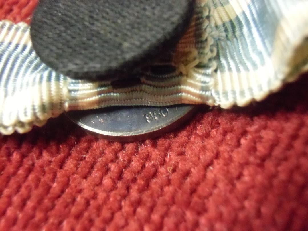 Ｗワイマールドイツ軍＊バイエルン産業協会＊精勤章ＳＩＬＢＥＲボタン穴用襟章/実物