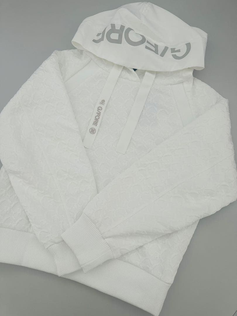 新品未使用新作G/FOREジーフォアレディースジャガードパーカーsizeS