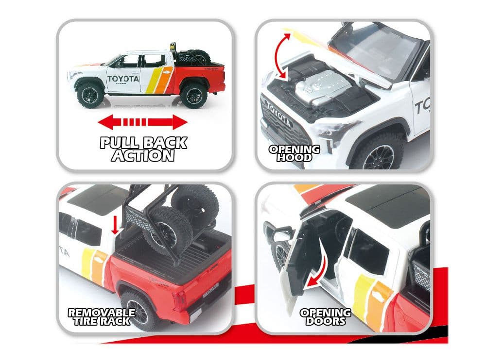 ミニカー TOYOTA TUNDRA (SOLAR OCTANE ORANGE)