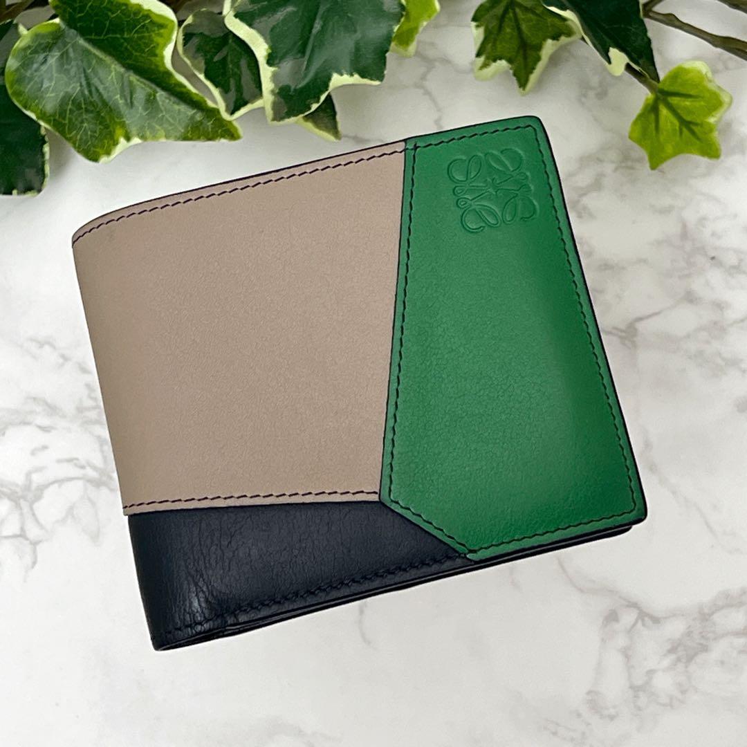 LOEWE ロエベ スリムジップバイフォールドウォレットアナグラム2つ折り