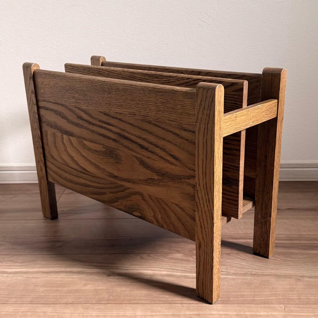 ジャーナルスタンダードファニチャー ボンドシリーズ オーク材 マガジンラック