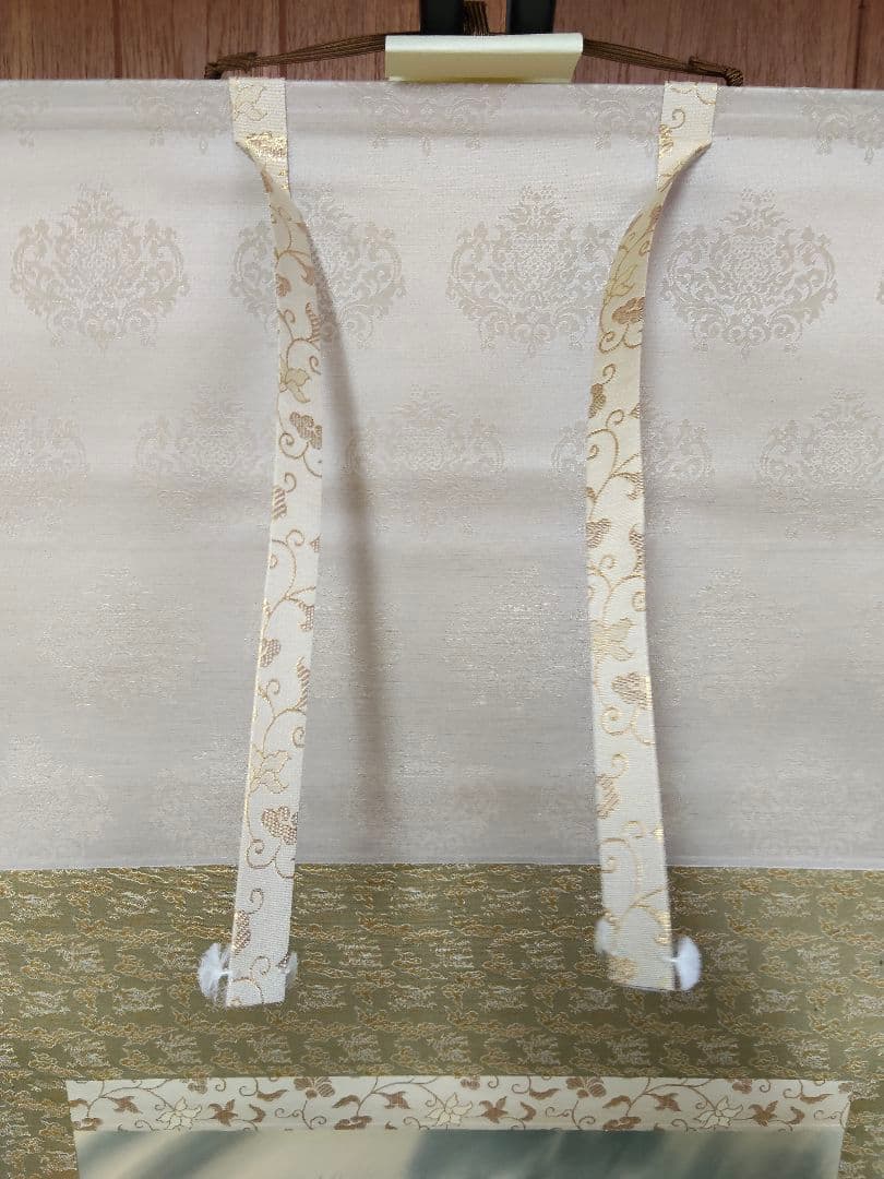 開運掛軸】龍泉 作「雲龍不動」不動明王 龍神 厄除け 絹本 共箱付