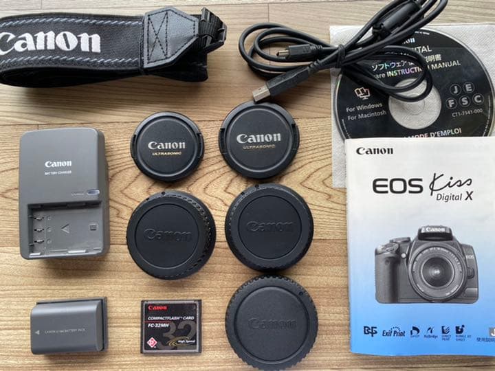キャノン EOS Kiss X4 レンズセット 一眼レフ デジカメ カメラ Canon