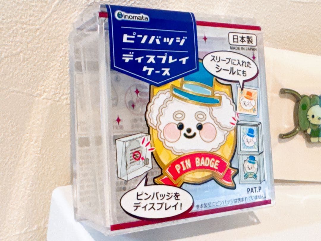 日本館限定　ピンバッジ　万博　カサノリ　トゲイカダモ　ケース付き　藻キティ　藻類