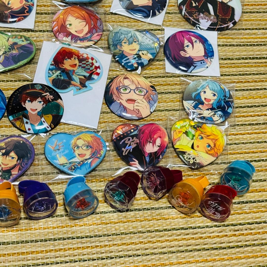 まとめ あんさんぶるスターズ 缶バッジ リングライト 等 セット b