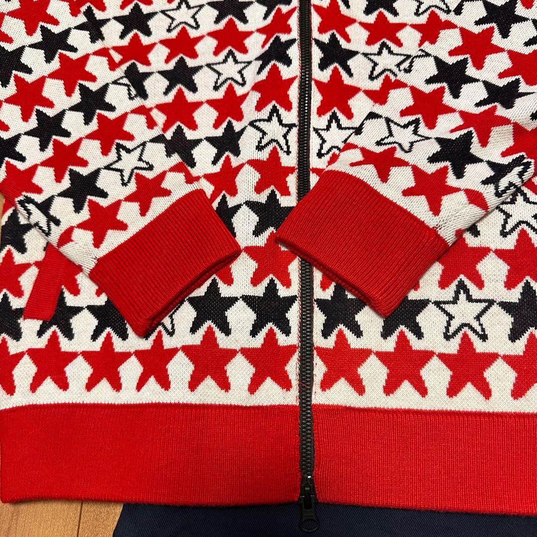 裏地付き　防風　ニット　アウター　保温スカート　セットアップ　秋冬　真冬ゴルフ