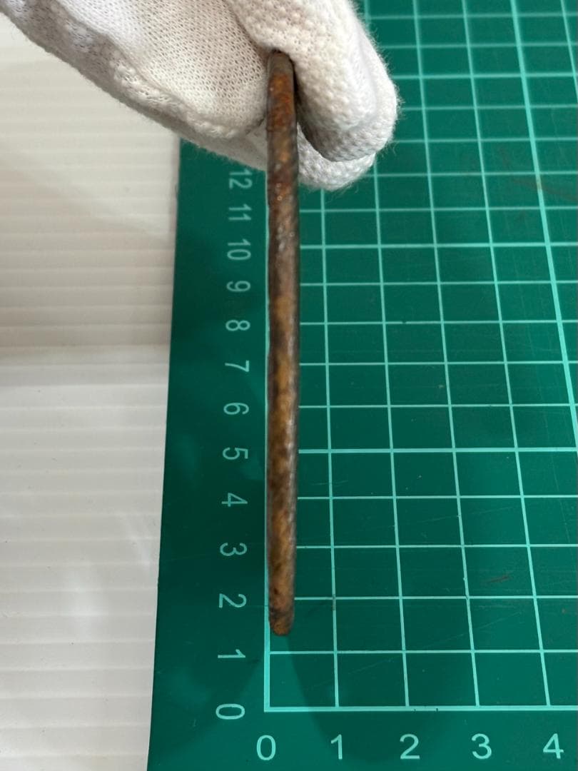 鍔(つば)　鉄製　日本刀　アンティーク