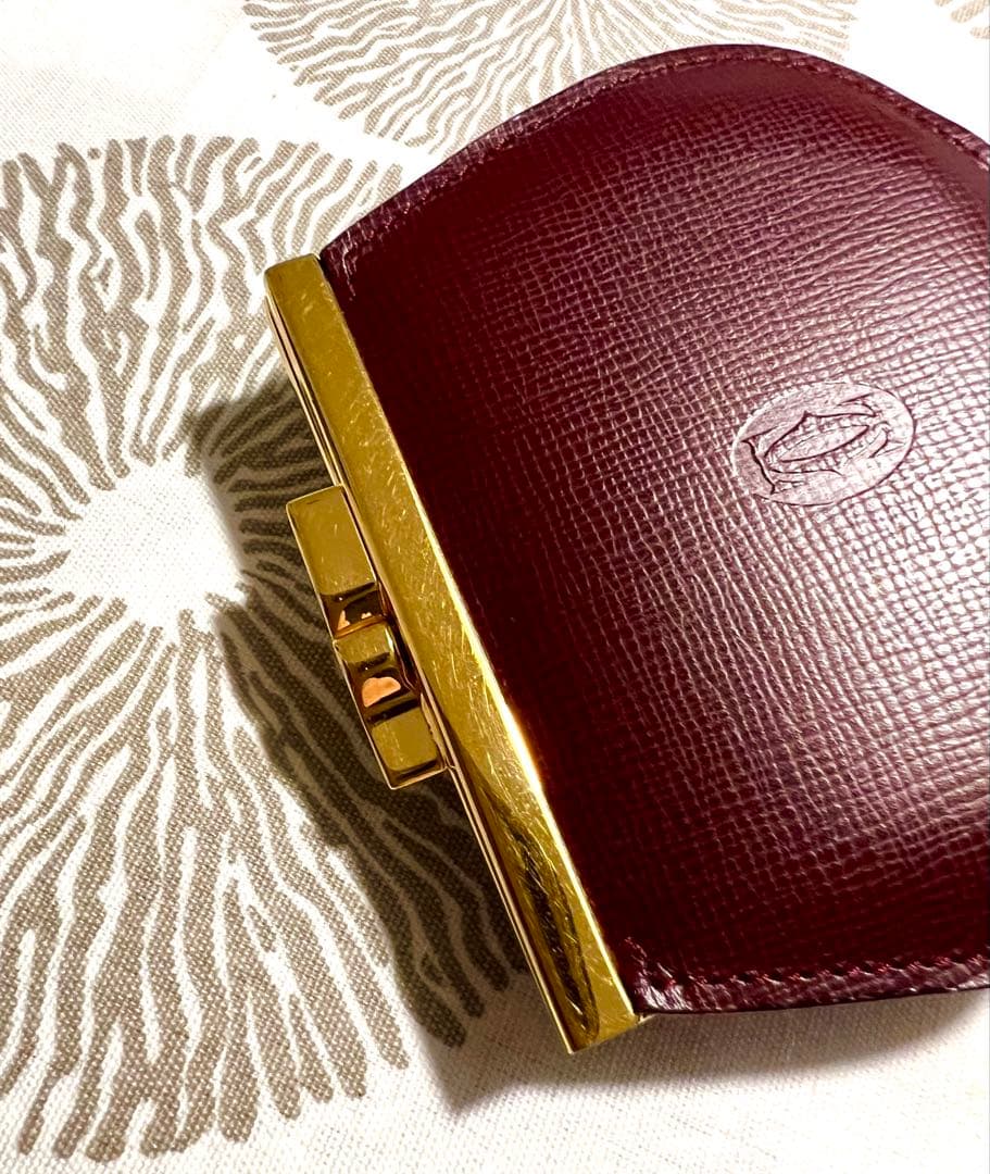 Cartier カルティエ　がまぐちケース　未使用