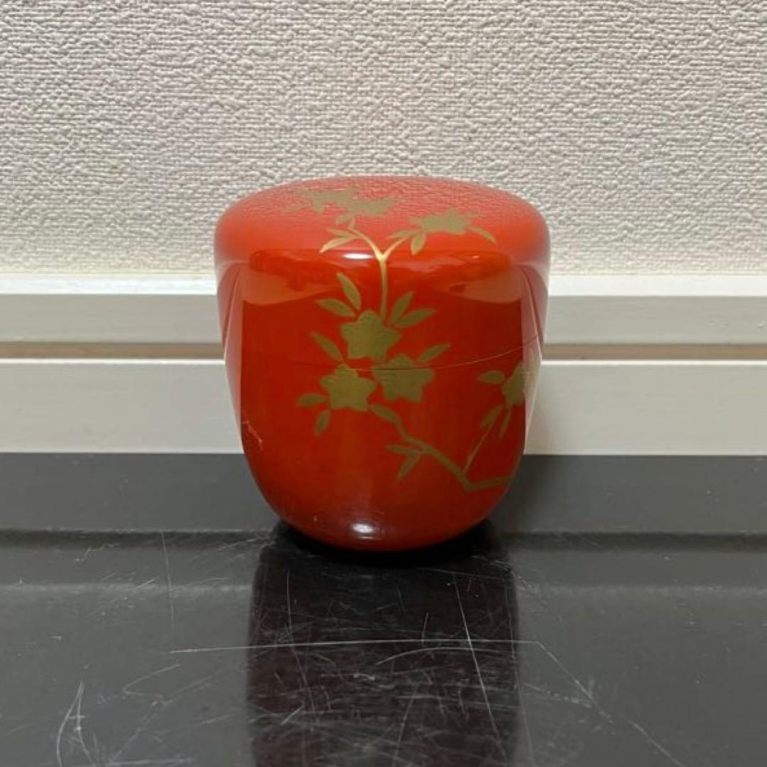 立雛蒔絵朱中棗 茶道具懐石茶碗鵬雲斎茶碗坐忘斎淡々斎