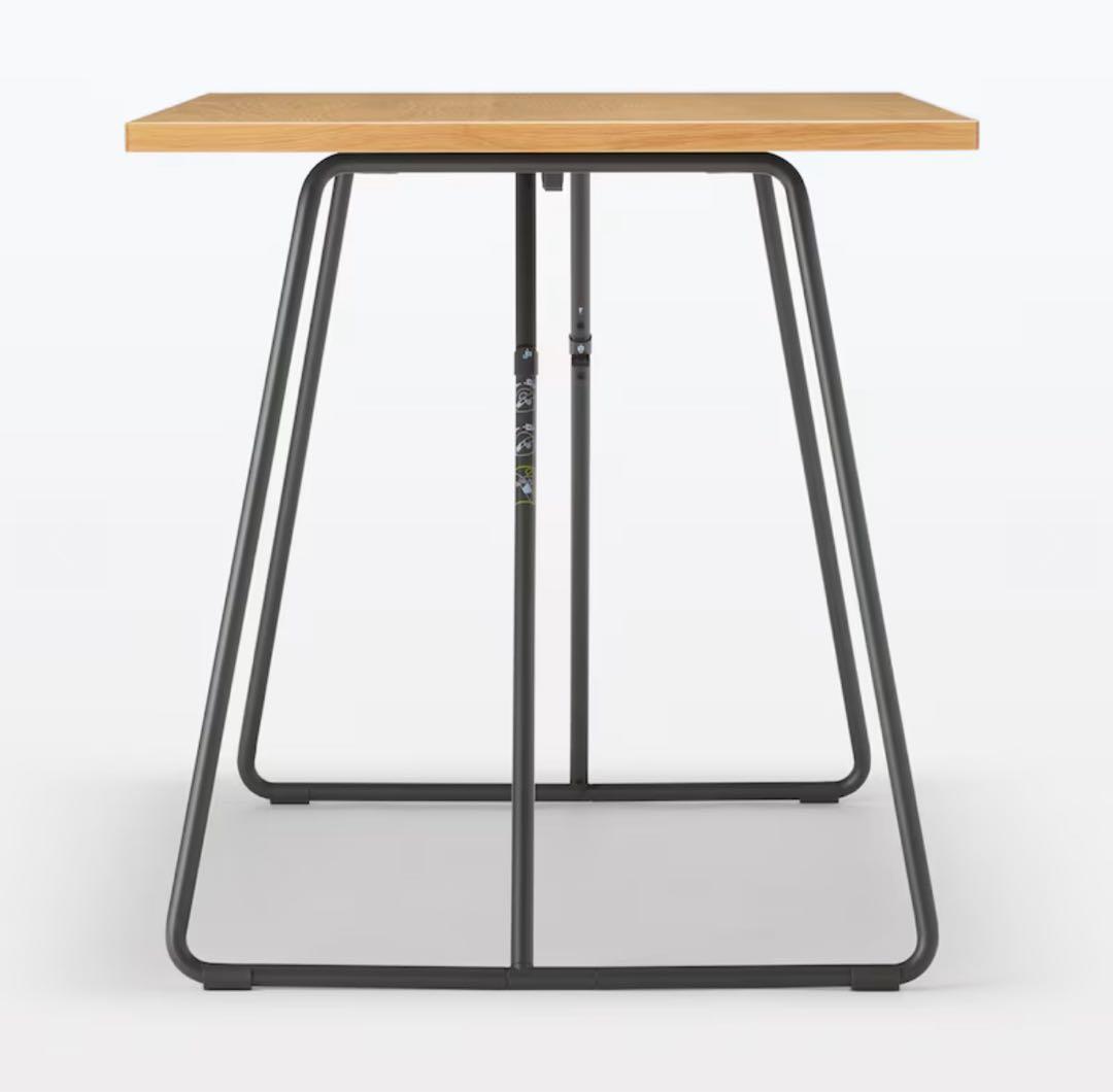 【送料込み】無印良品　折りたたみテーブル　幅120cm オーク材