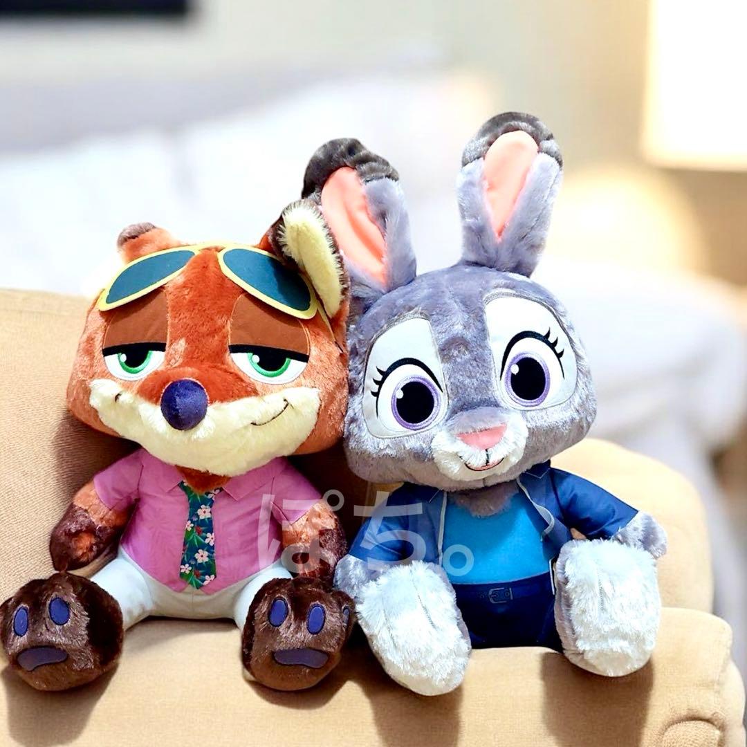 ズートピア2 スーパーラージ ぬいぐるみ ニック & ジュディ - メルカリ
