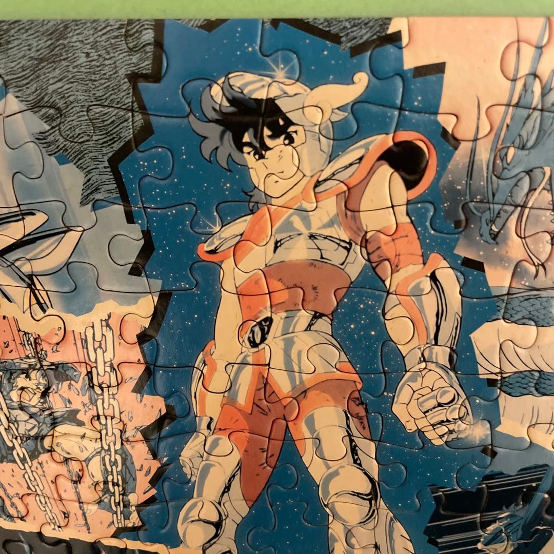 ⭐︎デッドストック⭐︎聖闘士星矢　当時物　パズル　100P セイカノート　完成品