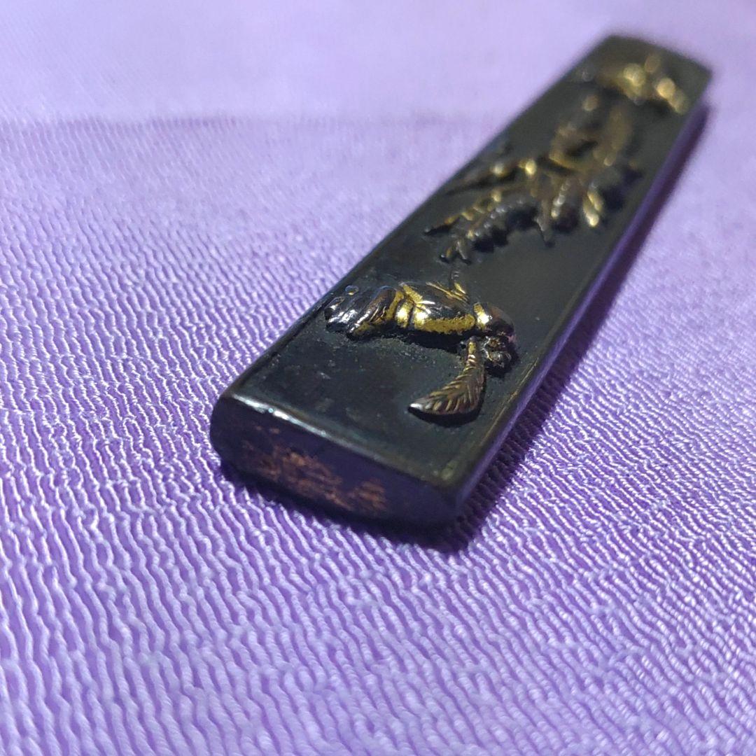 小柄　高砂　老夫婦と松　長寿　赤銅？