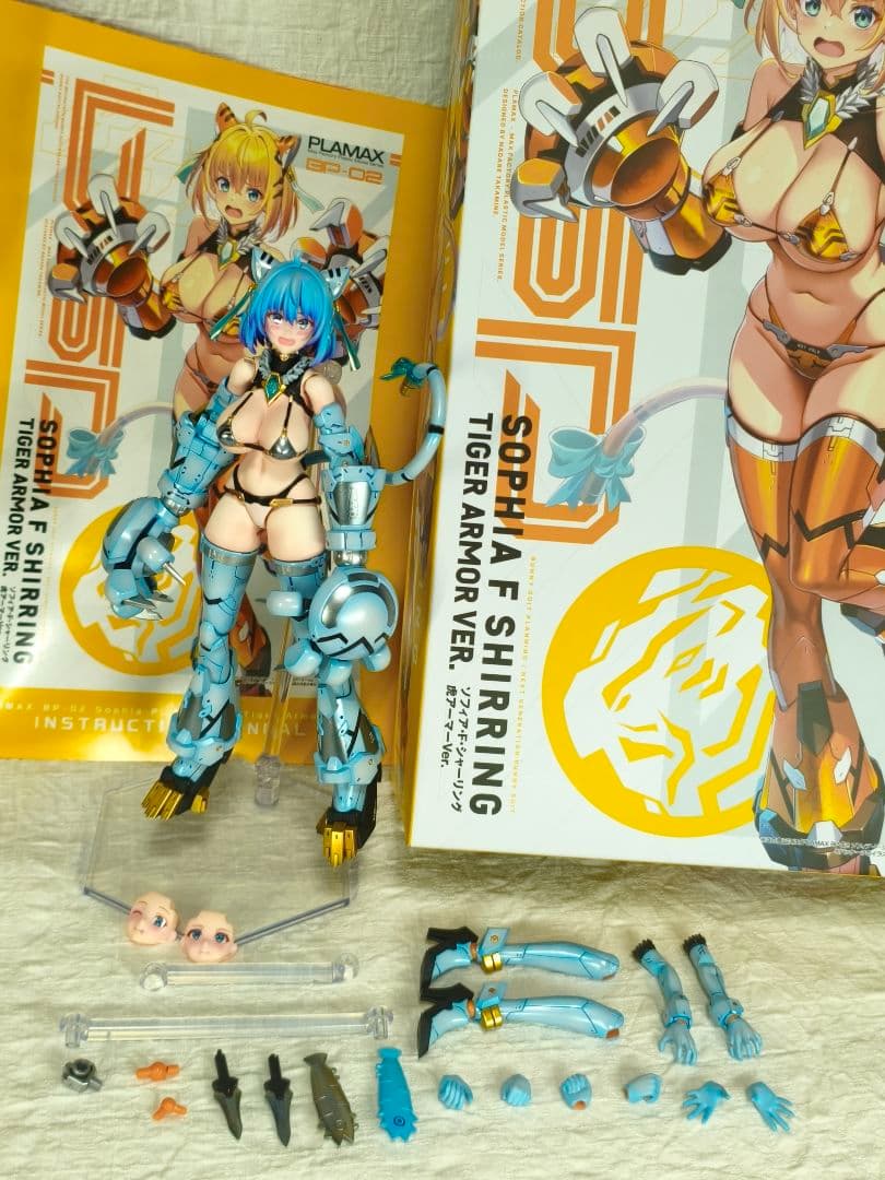 ト*ム様 PLAMAX　ソフィア・F・シャーリン　 虎アーマー　塗装完成品