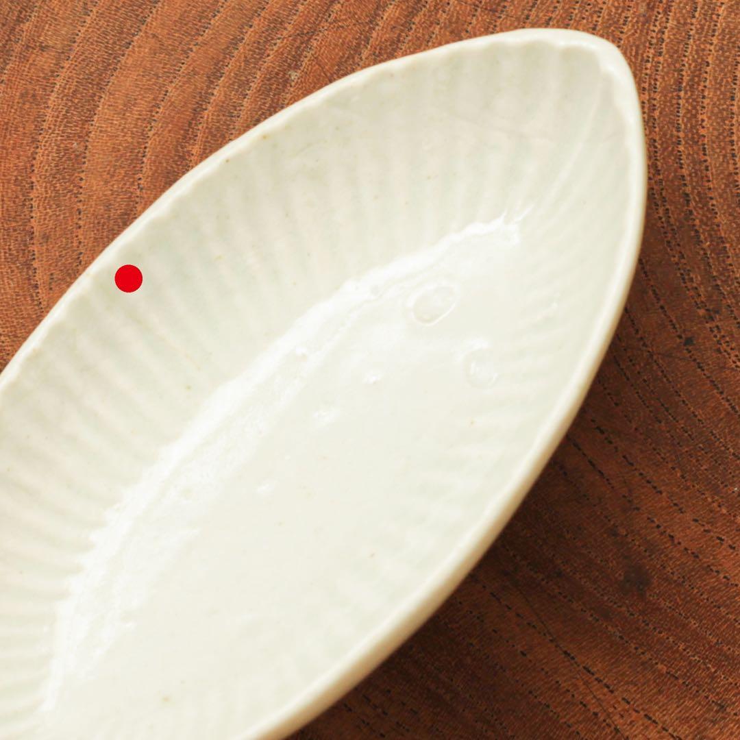 伊万里 古伊万里 白磁 菊花形 変形 豆皿 しのぎ 1680-1700年頃