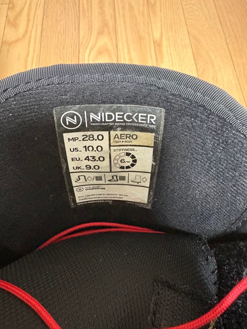 NIDECKER AERO 28cm スノーボードブーツ