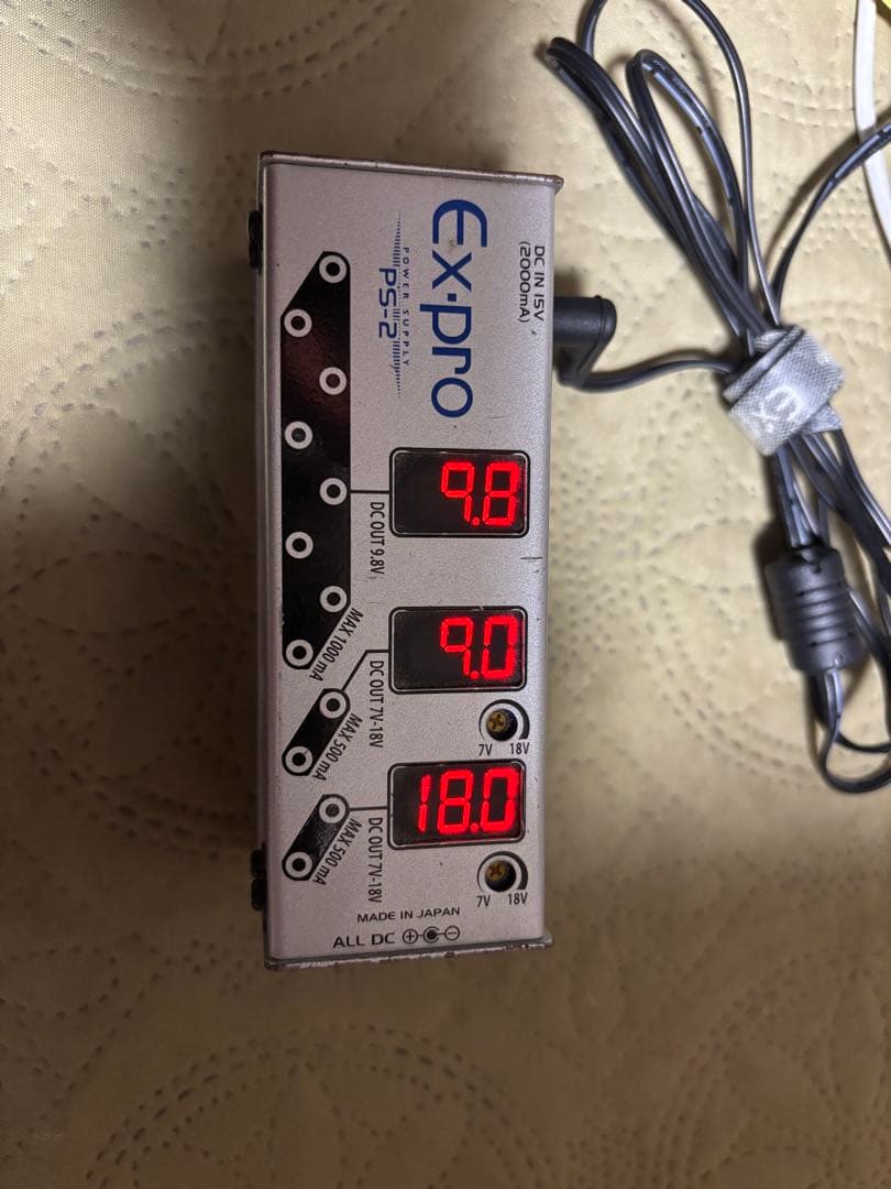 Ex-pro ps-2 パワーサプライ 楽器・機材