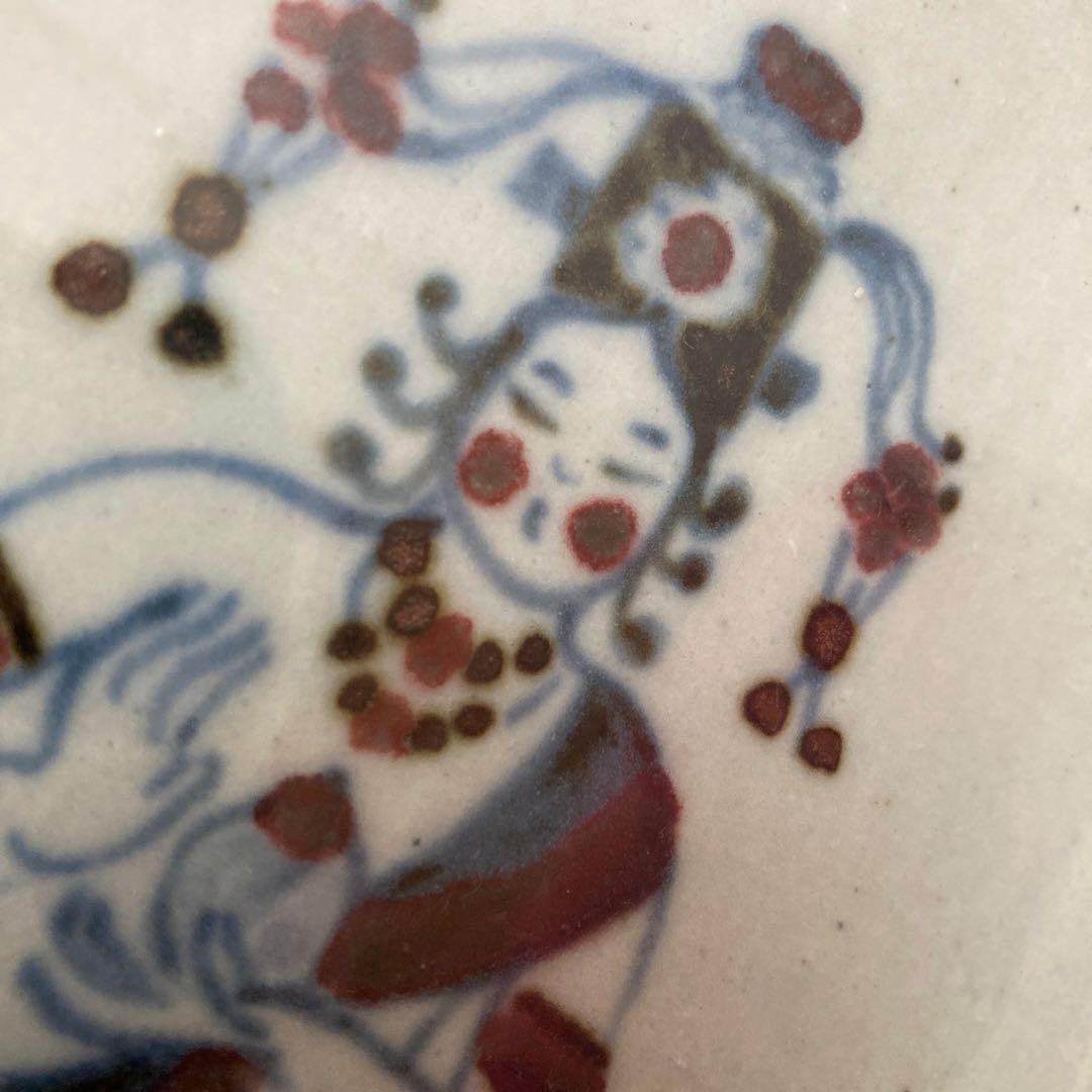 陶芸家　陶板画　額縁入り　壁掛け　作家物　陶板