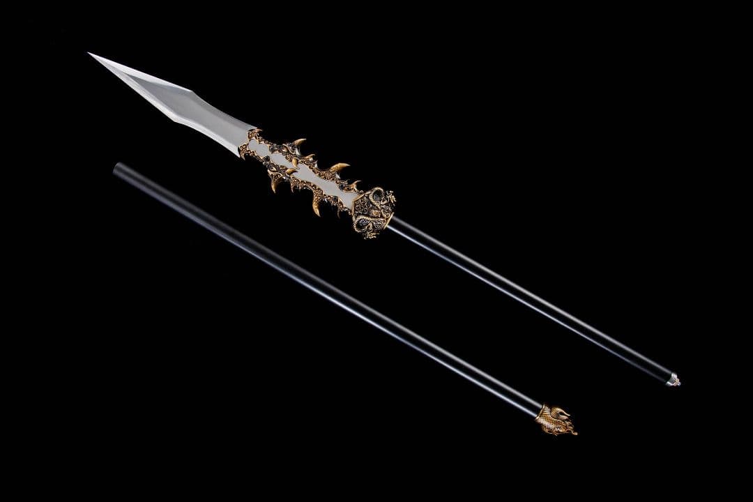 【竜の尾根】古兵器 武具 手鍛造打 武蔵 銃 槍 鑑賞用 贈り物 武士道