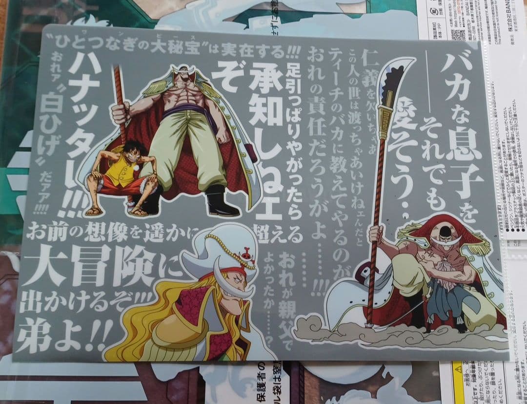 ONE PIECE・悲鳴嶼行冥・真田幸村クリアファイル クリアファイル