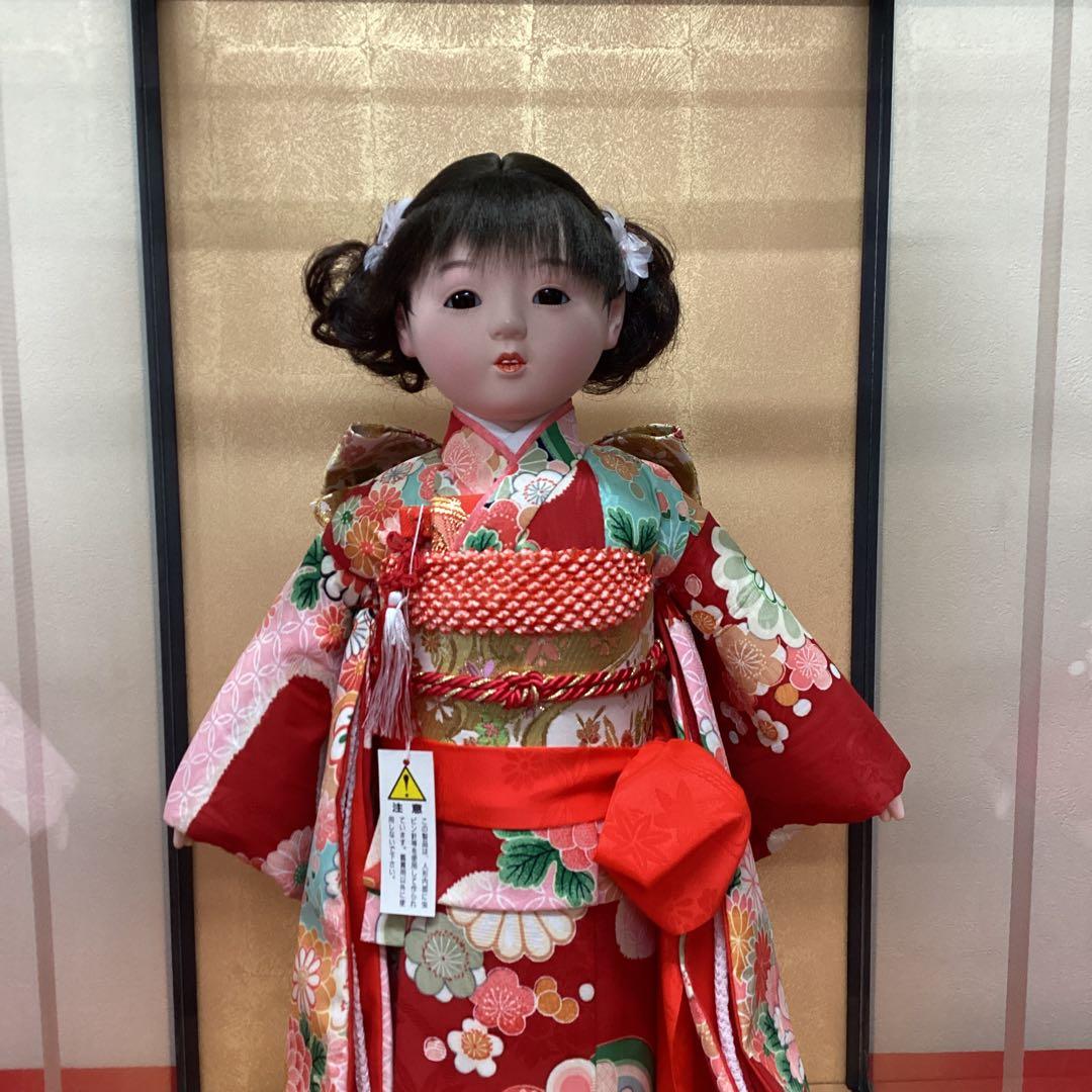 市松人形 愛ちゃん 10号サイズ ケース付き 東玉