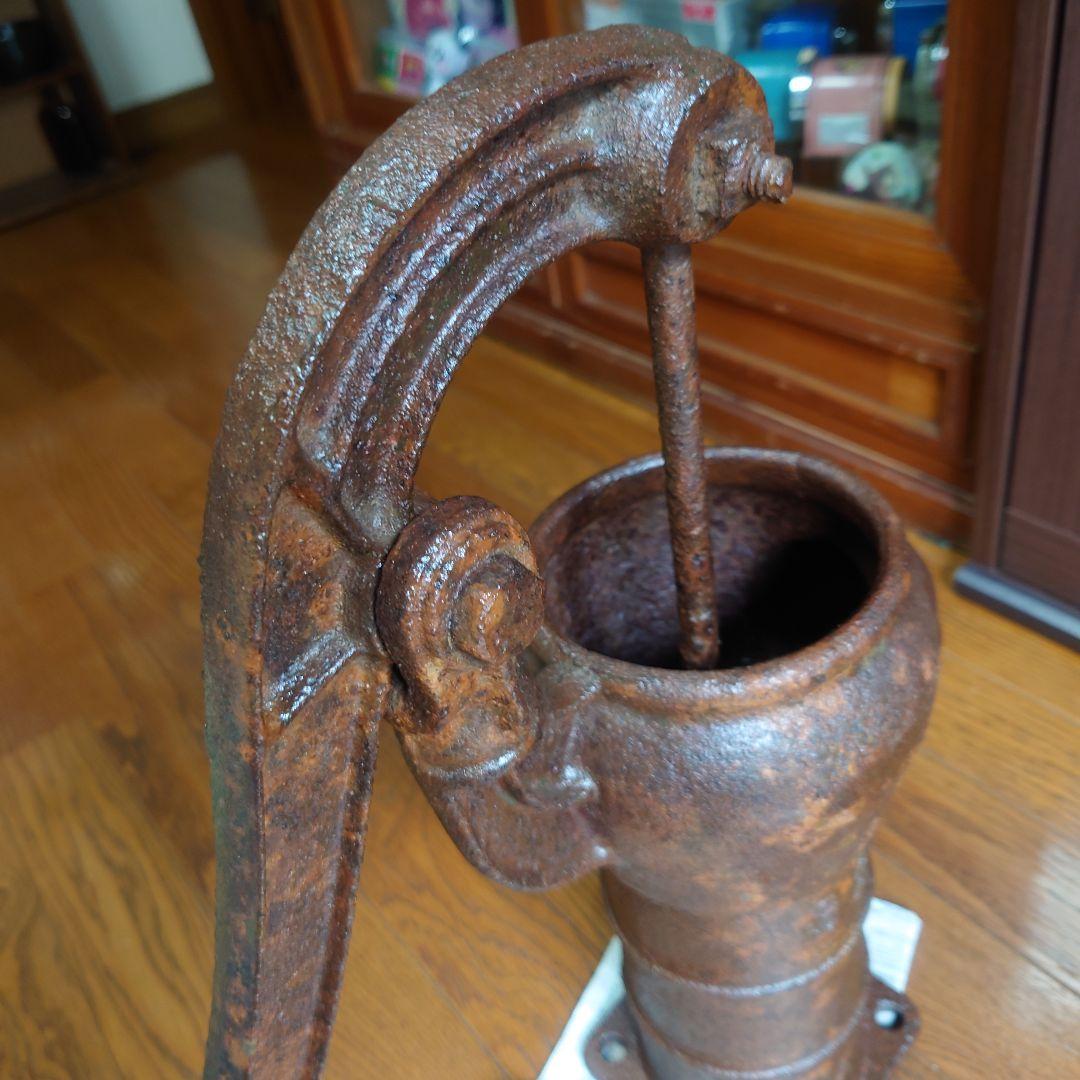 古道具 希少 サクラマーク川本式 手押しポンプ 昭和中期ガーデニング