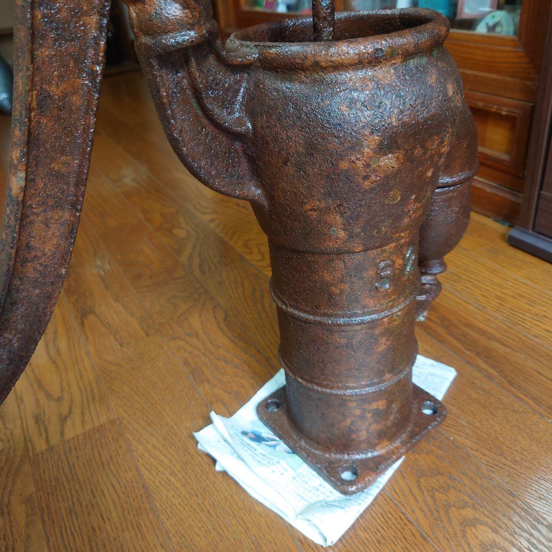 古道具 希少 サクラマーク川本式 手押しポンプ 昭和中期 ガーデニング