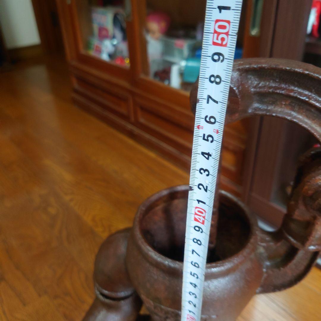 古道具 希少 サクラマーク川本式 手押しポンプ 昭和中期ガーデニング