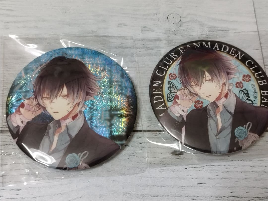 DIABOLIK LOVERS 無神アズサ 万魔殿 ホロ 缶バッチ オリジナル