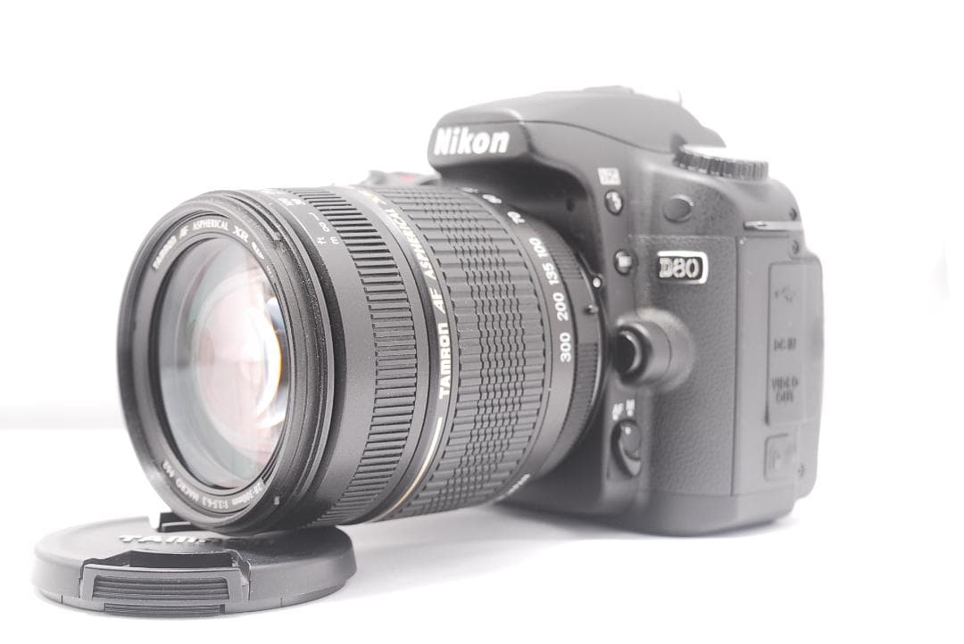 極少ショット数、美品】Nikon D80 望遠レンズセット✨レンズ交換不要✨