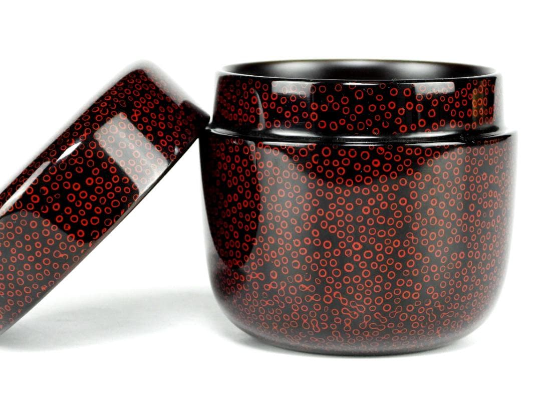 津軽塗 藤野興蔵 七 子塗 棗 共箱 漆器 煎茶道具 漆仕上げ