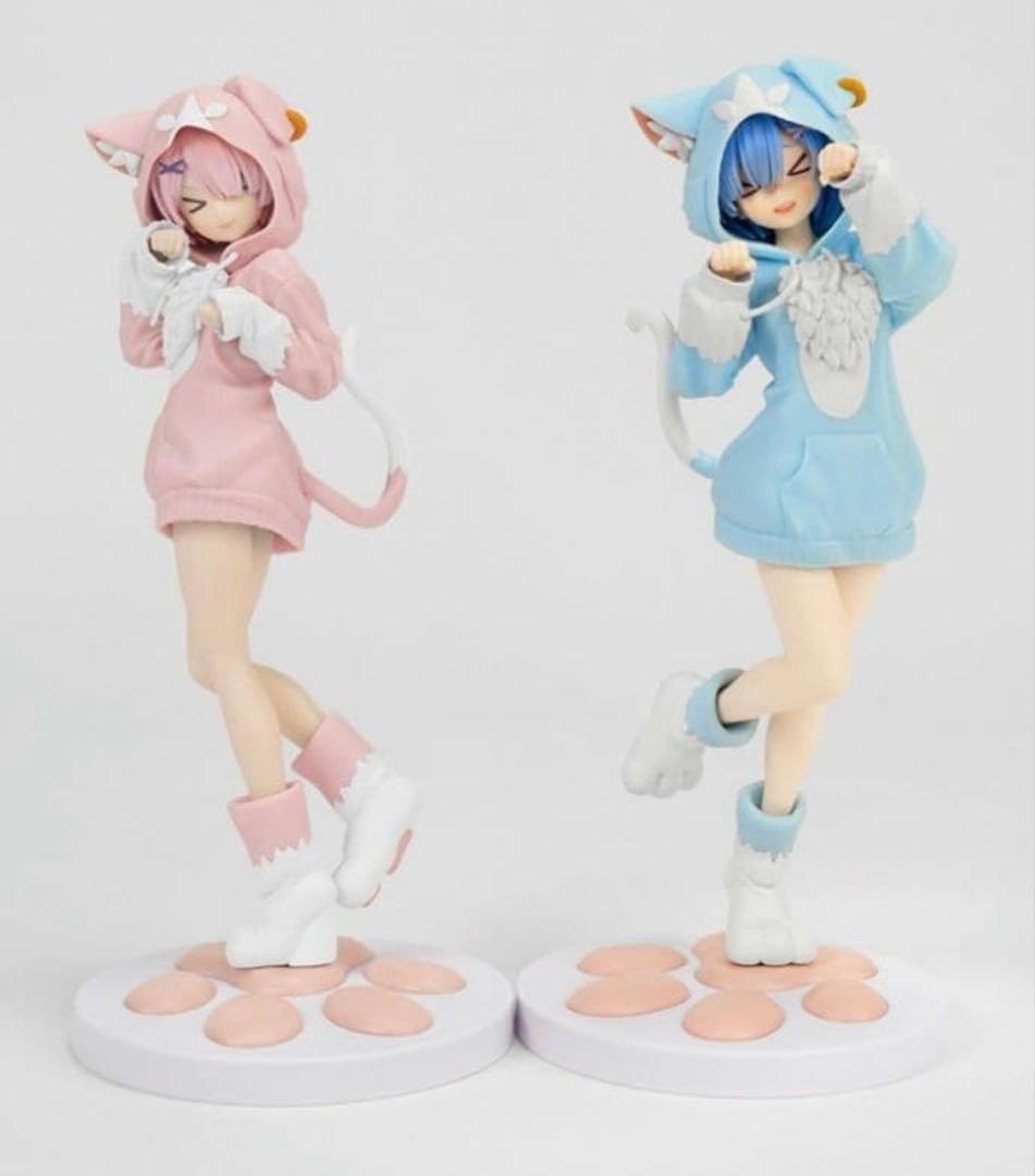 【新品未開封】 リゼロ レム ラム フィギュア もふもふパック セガUFO限定