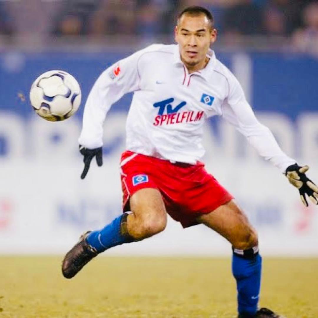 超希少レア品】02' 高原直泰 ハンブルガーSVユニホーム タイプ Tシャツ