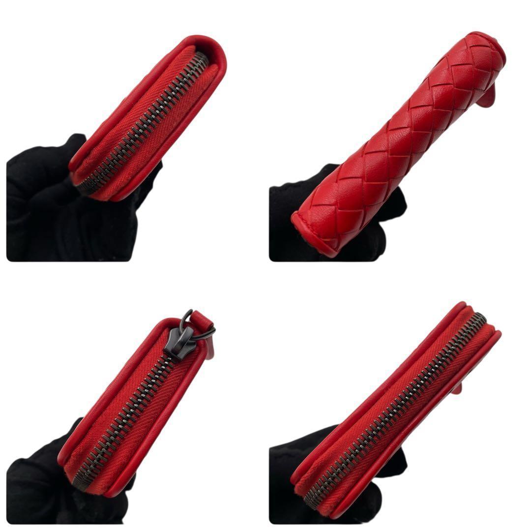 美品✨ BOTTEGA VENETA ケースイントレチャート オレンジ