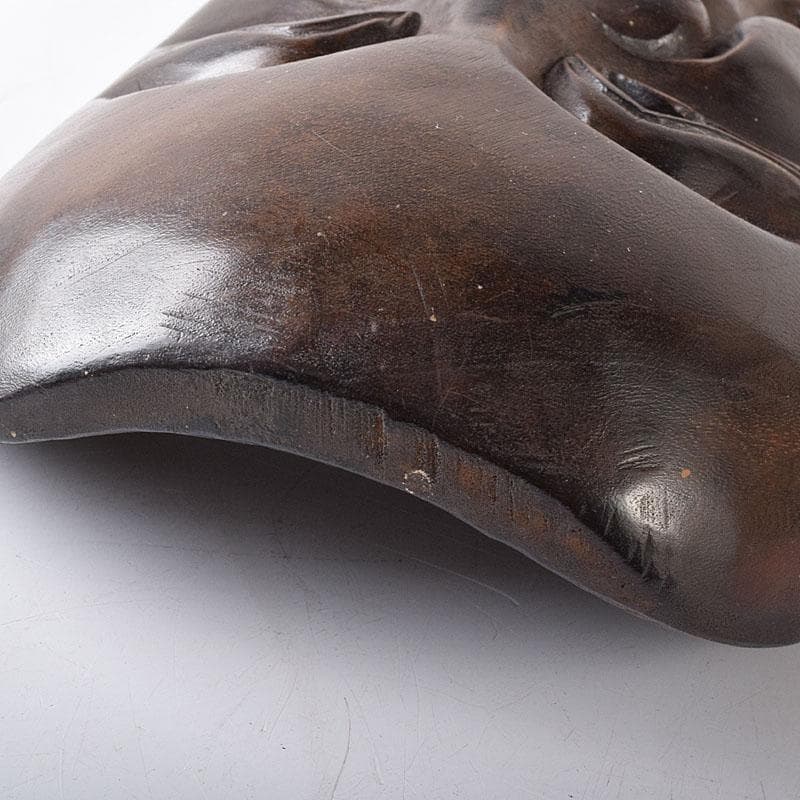 能面 能楽 雅楽 木彫 お面 C 8250