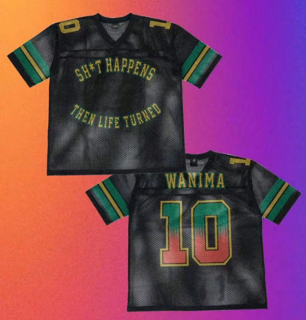 WANIMA フットボールシャツ S/Mサイズ ブラック