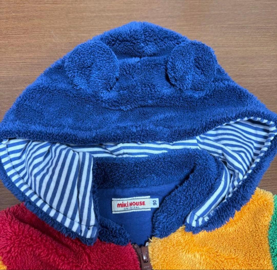 MIKI HOUSE 90㎝　フリース　アウター　ジャケット